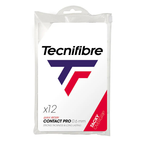 CONTACT PRO White (pack 12 overgrips)