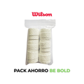 PACK 6 OVERGRIPS WILSON BLANCO PRO PERFORADOS I BE BOLD
