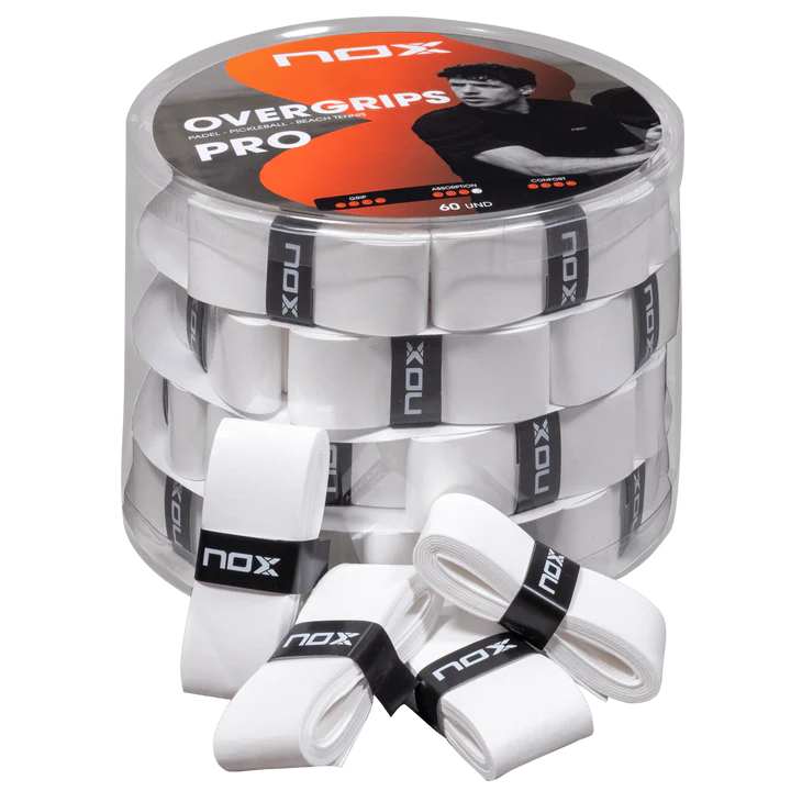 BOTE OVERGRIPS PRO 60 UNIDADES BLANCO