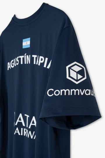 Camiseta Sponsors AT10 Azul Oscuro de Agustín Tapia 2026