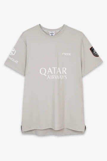 Camiseta Sponsors AT10 Gris Suave de Agustín Tapia 2026