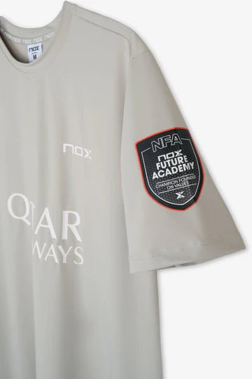 Camiseta Sponsors AT10 Gris Suave de Agustín Tapia 2026
