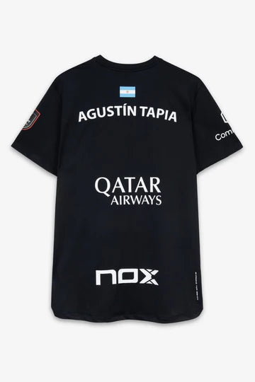 Camiseta Sponsors AT10 Negro de Agustín Tapia 2026